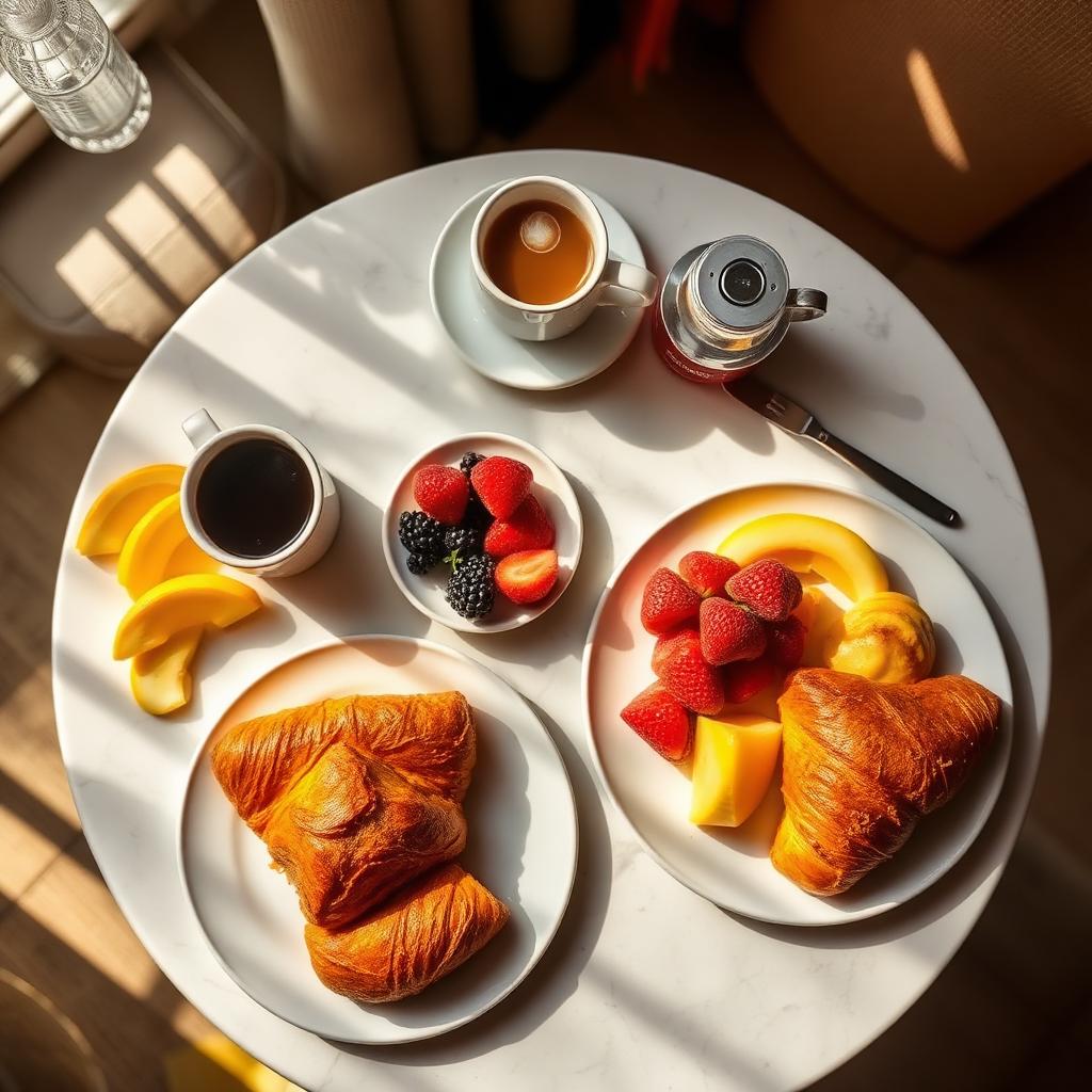 Café da manhã de hotel